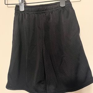 Black basketball shorts